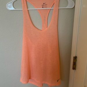 Coral Nike Dryfit racerback tank